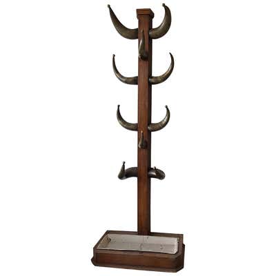 Antique American Department Store Carousel Coat Rack For Sale at 1stDibs