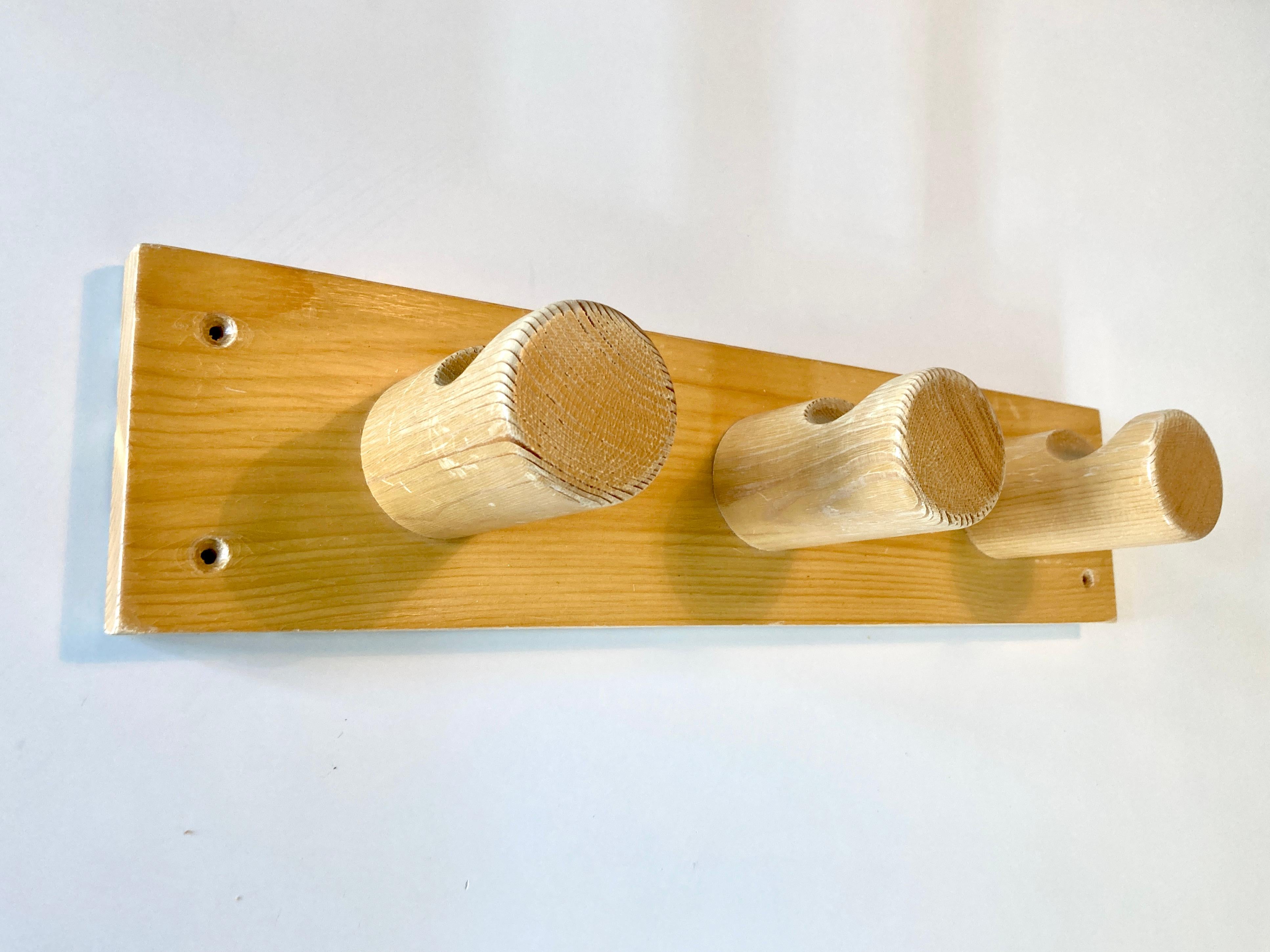 French Coat rack from Les Arcs, France. selected by Charlotte Perriand