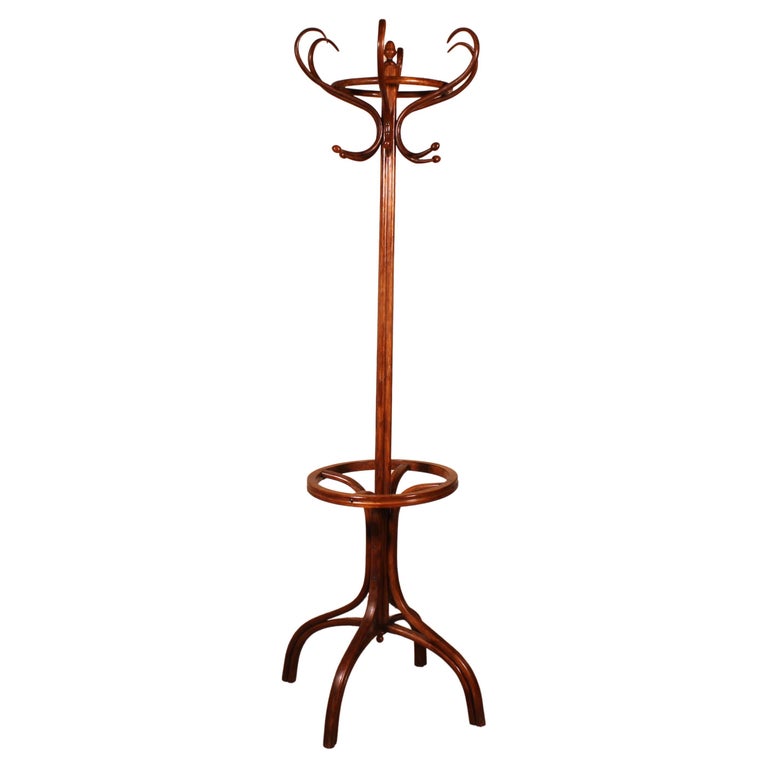 Coat Rack in Beech Art Déco Said at 1stDibs