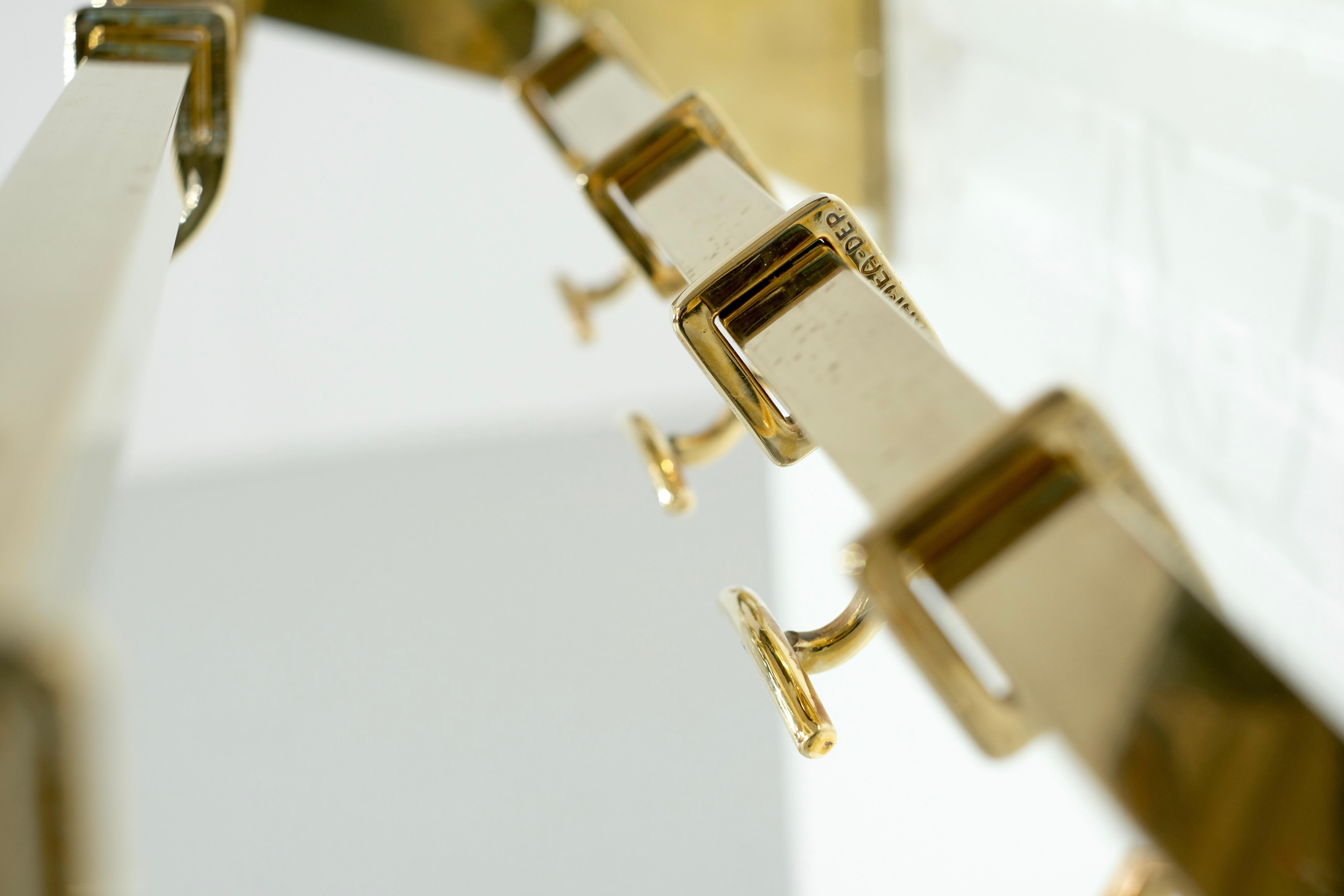 Coat Rack in complete Brass, Italy 1950s. 5