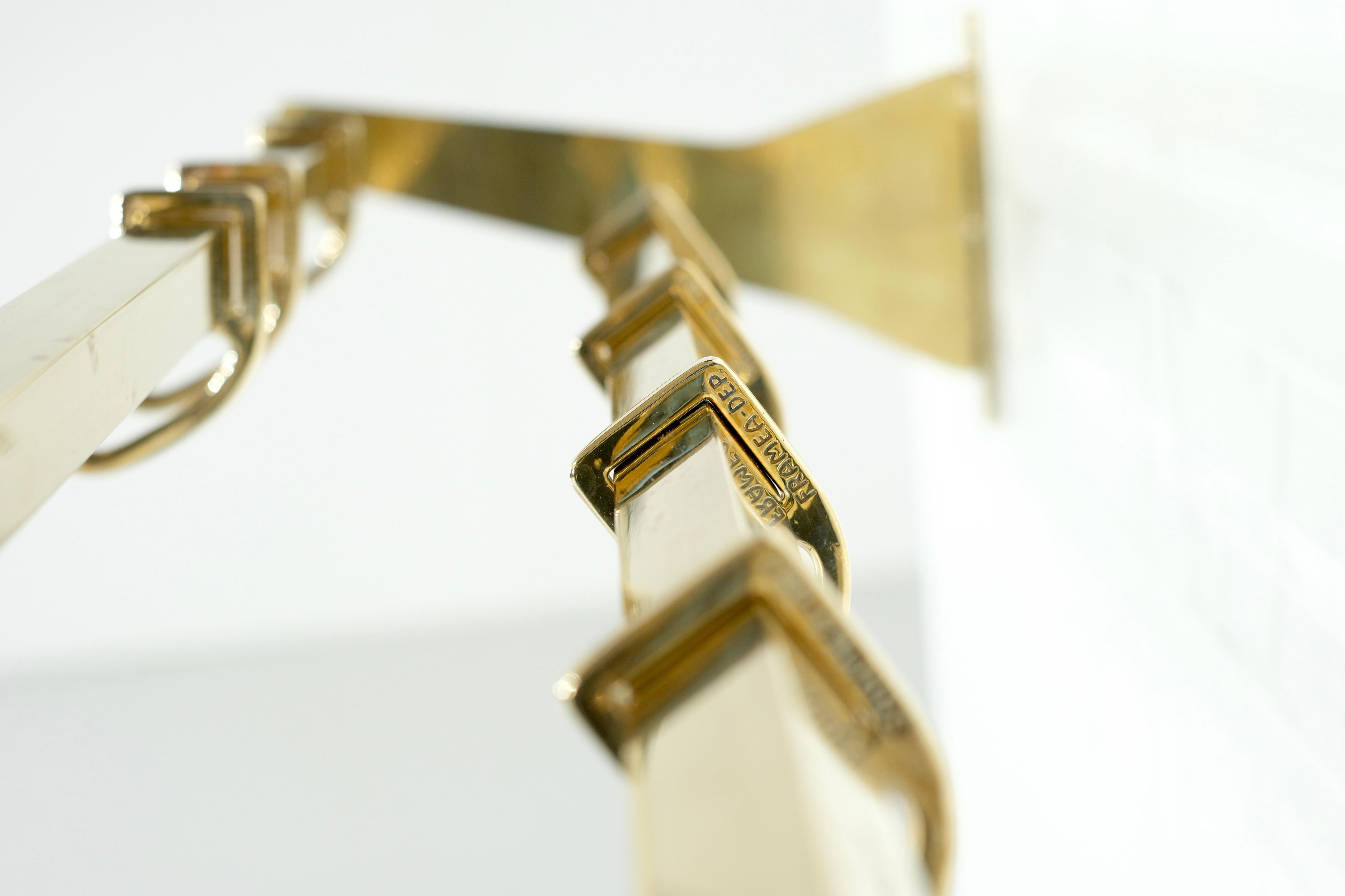 Coat Rack in complete Brass, Italy 1950s. 6