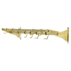 Coat Rack in complete Brass, Italy 1950s.