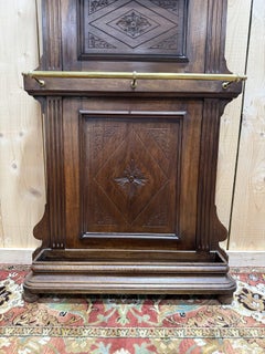 Appendiabiti - Armadio in stile Napoleone III in legno e ottone