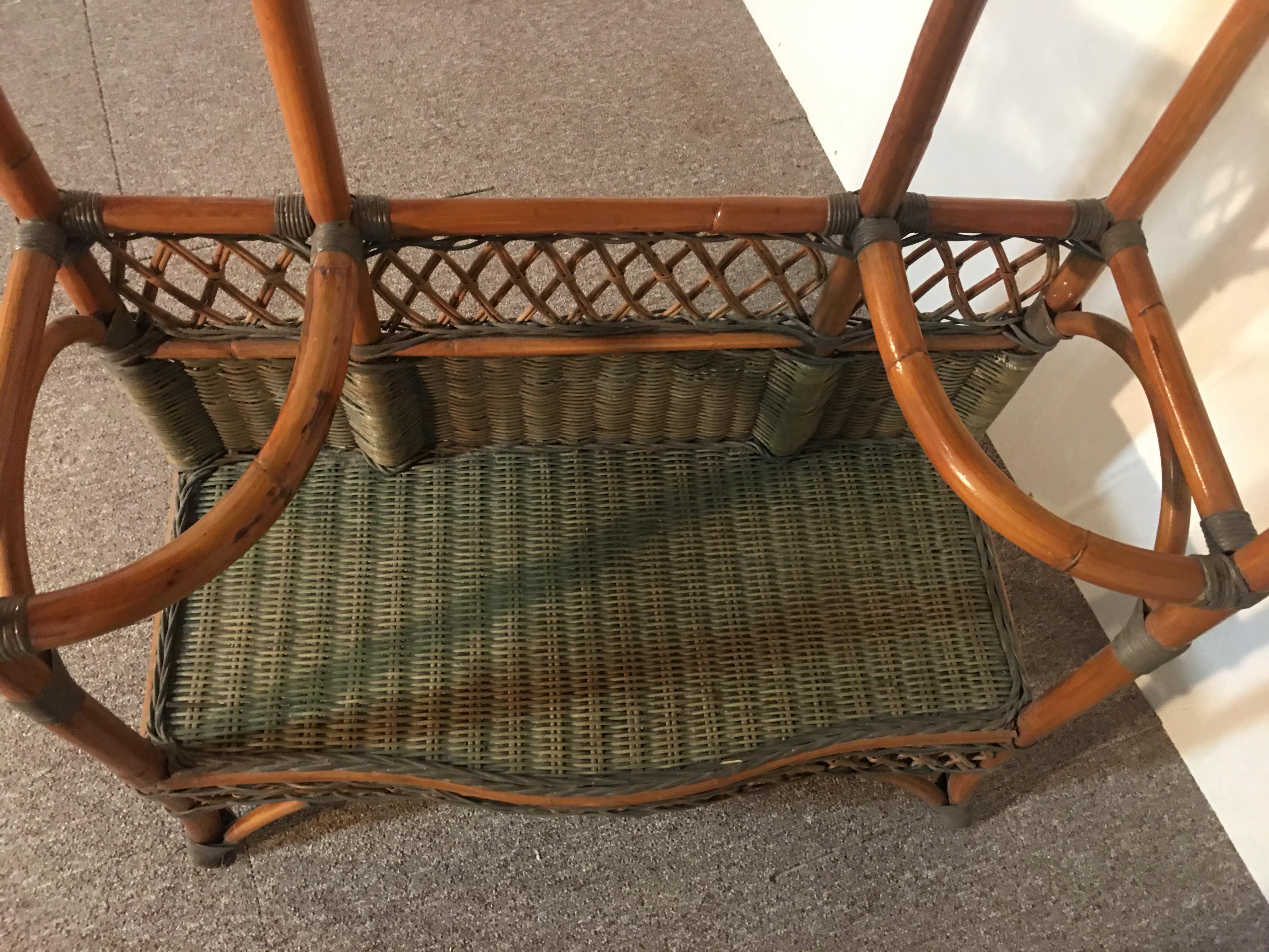 Coat Rack, Rattan, French, XXth For Sale 5