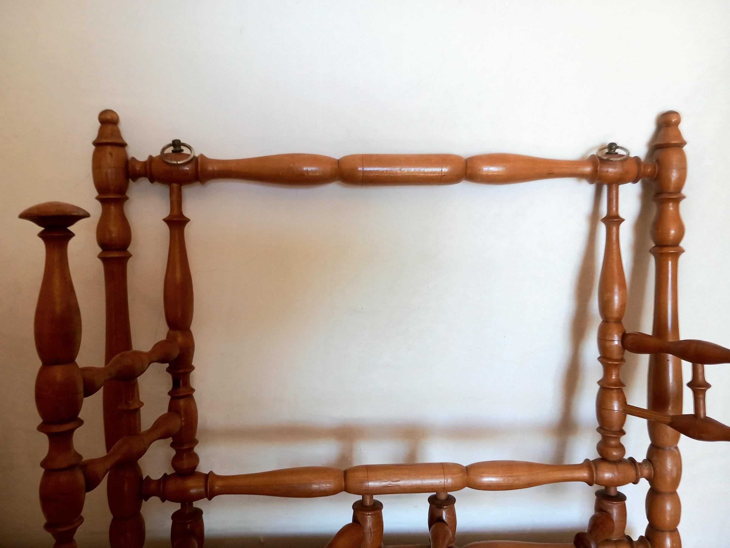 Coat Rack Wall Coat and Hat Racks and Stands Foldable 6 Hangers 19th Century For Sale 1