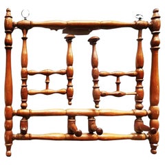 Antique Coat Rack Wall Coat and Hat Racks and Stands Foldable 6 Hangers 19th Century