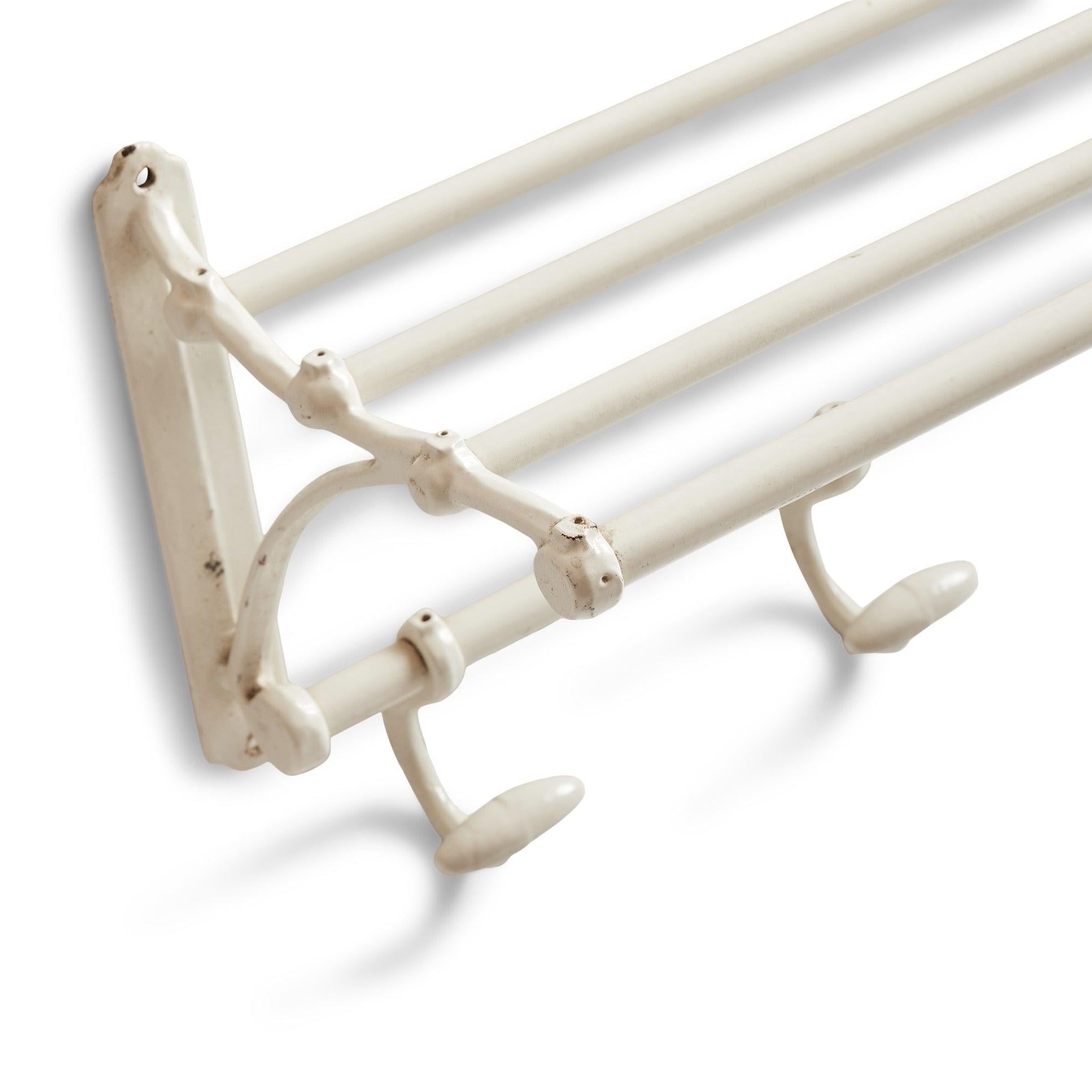 Coat Rack with hat shelf In Excellent Condition For Sale In Sagaponack, NY