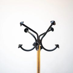 Coat rack with sculptural hooks, France, 1970s