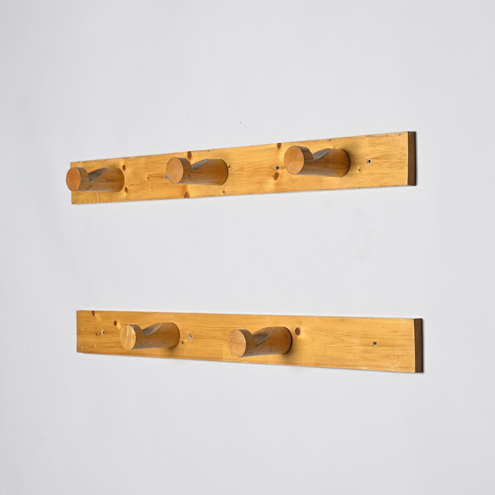 Mid-Century Modern Coat racks by Charlotte Perriand, Les Arcs circa 1975 For Sale