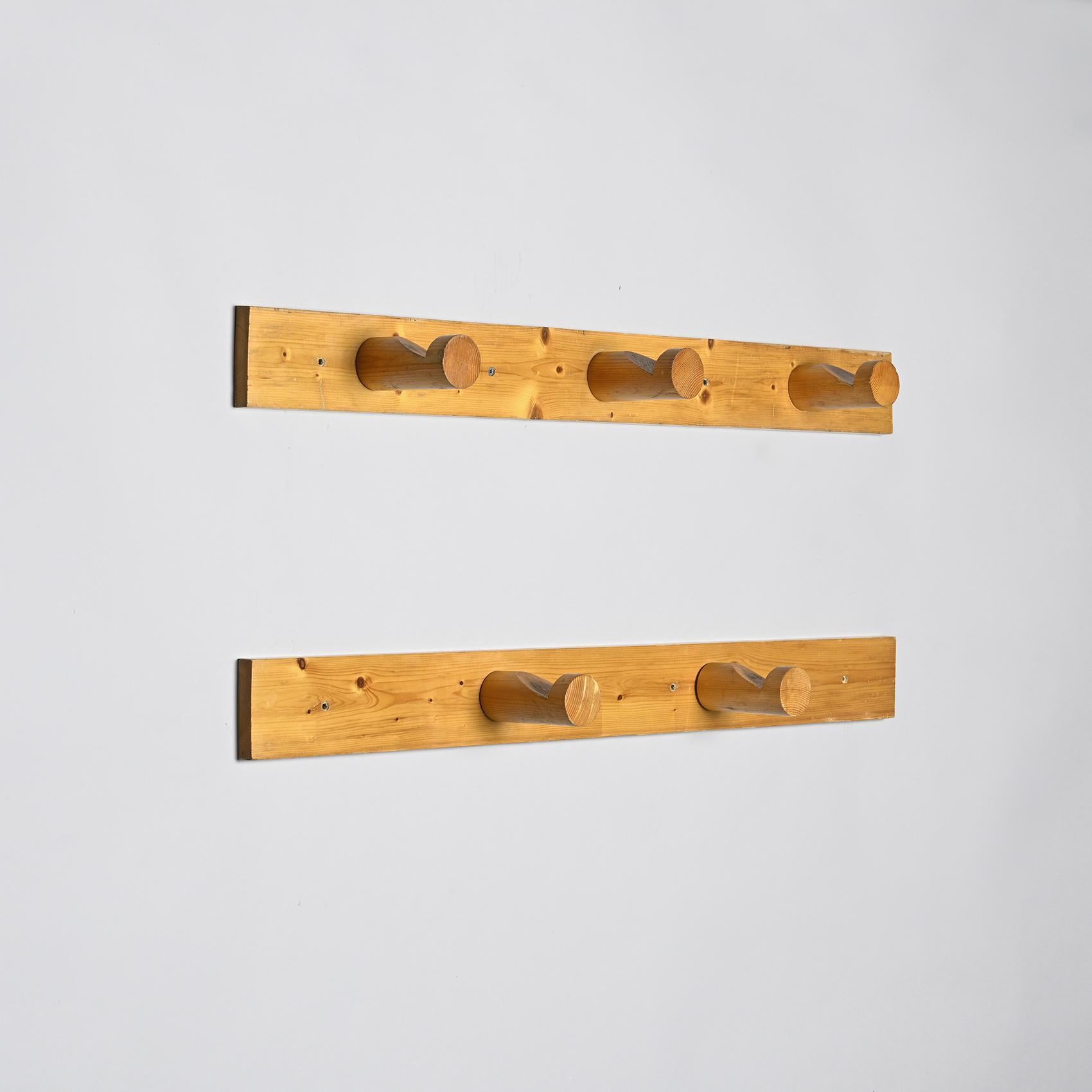 French Coat racks by Charlotte Perriand, Les Arcs circa 1975 For Sale