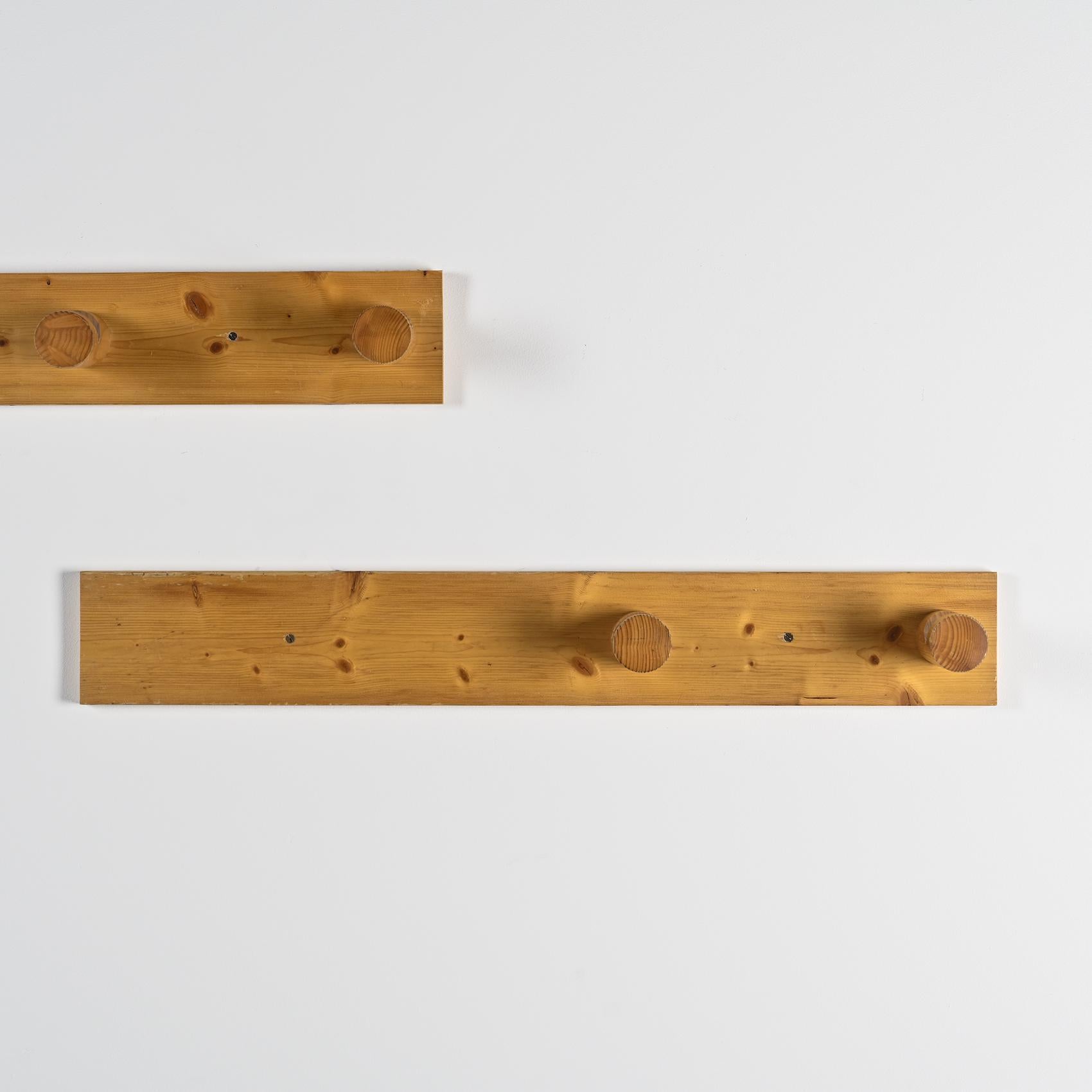 French Coat racks by Charlotte Perriand, Les Arcs circa 1975, Set of 2 For Sale