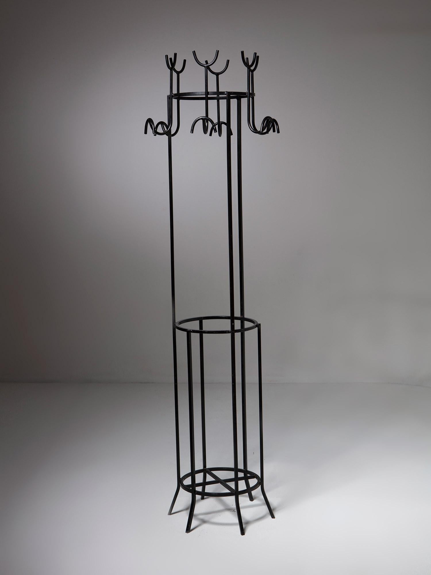 Italian Coat Stand by Franco Campo and Carlo Graffi for Home, Italy, 1960s For Sale