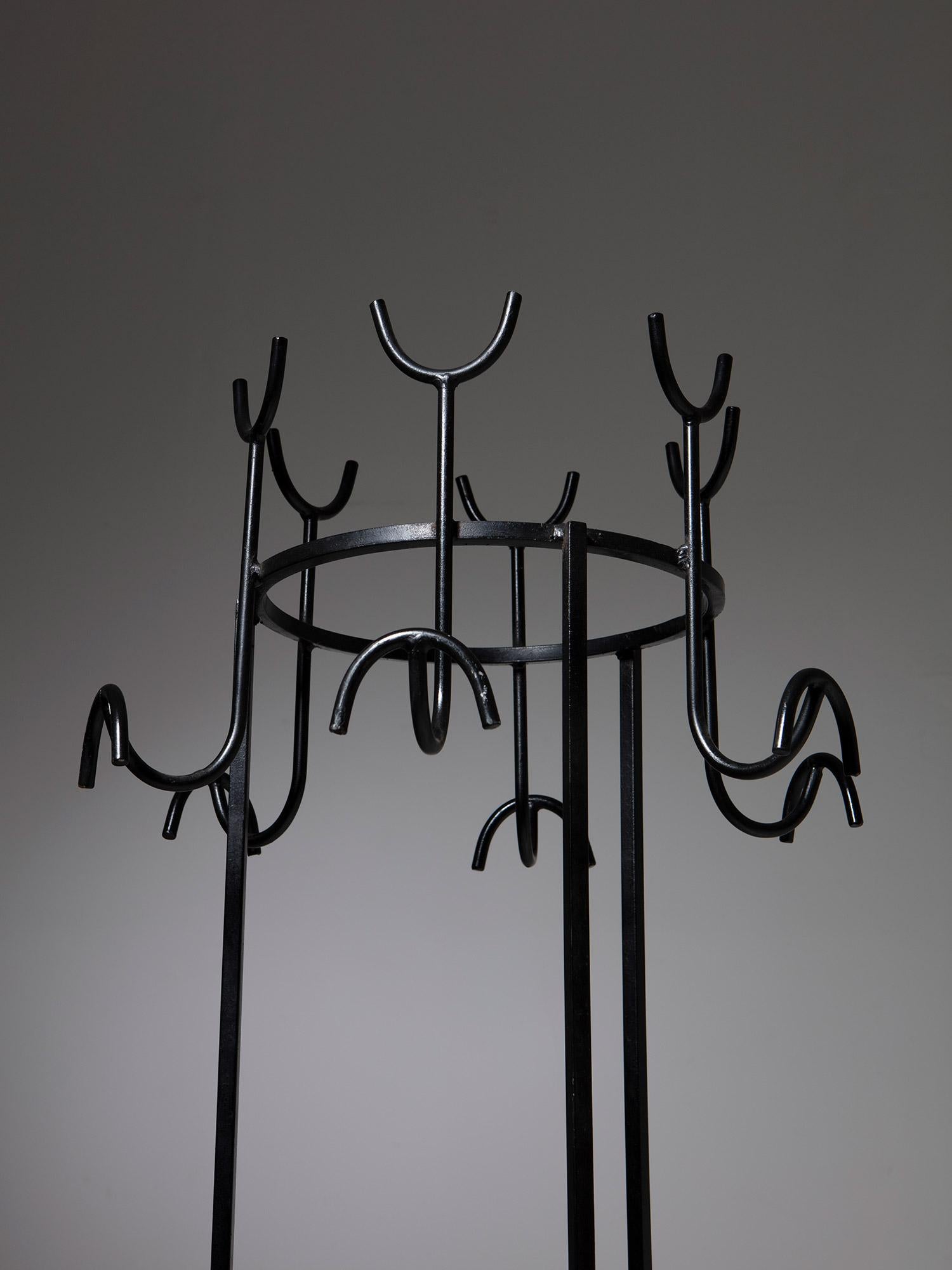 Coat Stand by Franco Campo and Carlo Graffi for Home, Italy, 1960s In Good Condition For Sale In Milan, IT