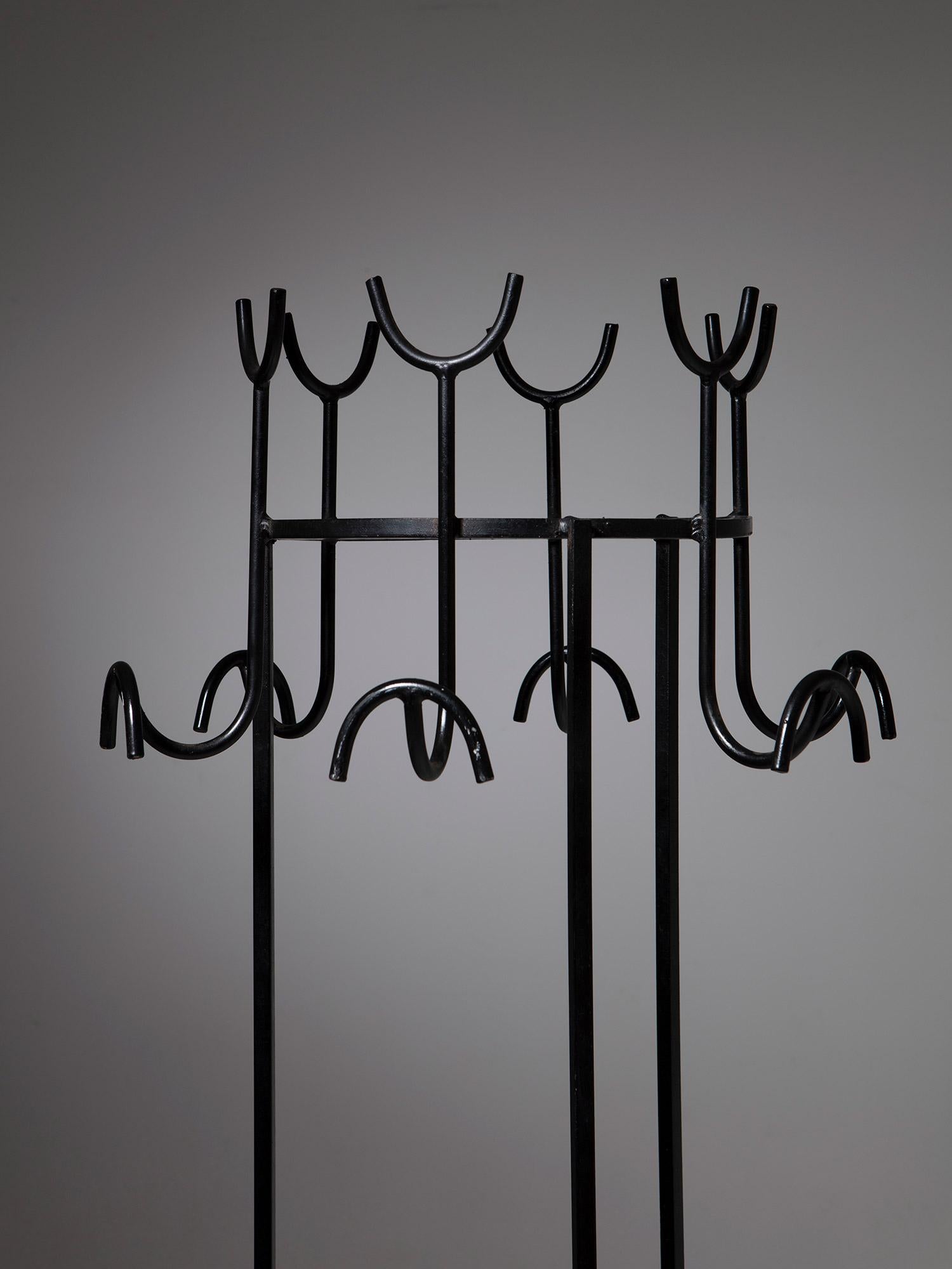 Mid-20th Century Coat Stand by Franco Campo and Carlo Graffi for Home, Italy, 1960s For Sale