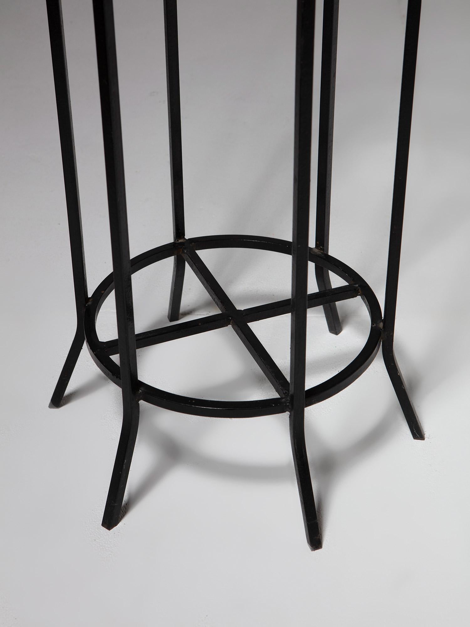 Metal Coat Stand by Franco Campo and Carlo Graffi for Home, Italy, 1960s For Sale