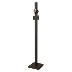 Coat Stand in Leather and Horn