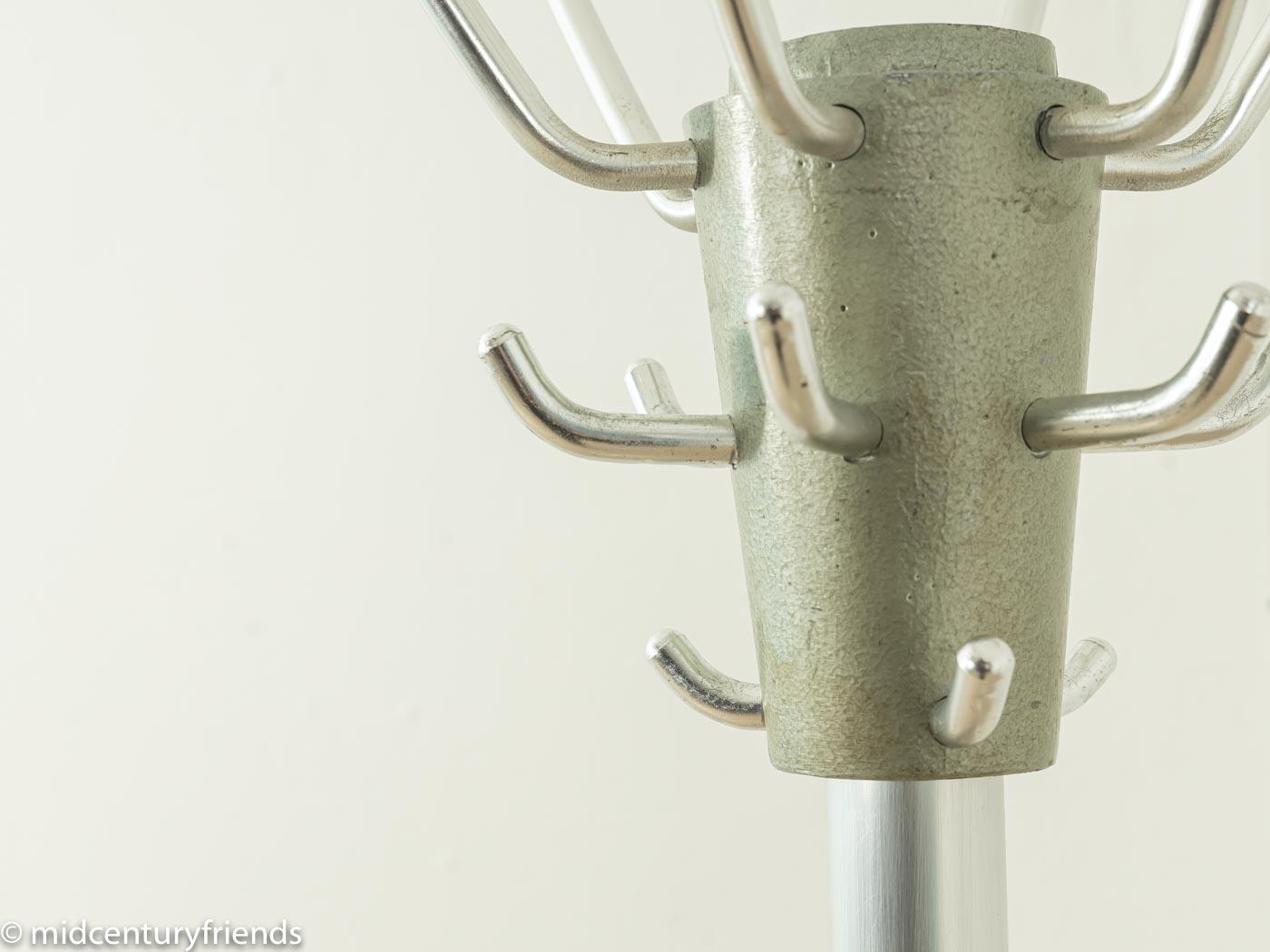 Mid-20th Century Coat Stand in Stainless Steel from 1960s For Sale