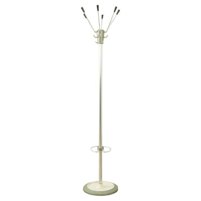 Matrix, Powder Coated Steel Contemporary Coat Stand in White by Made in ...