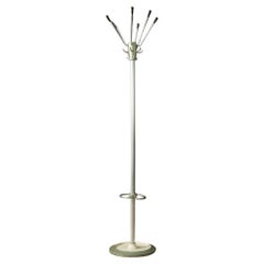 Vintage Coat Stand in Stainless Steel with Umbrella Holder, 1960s