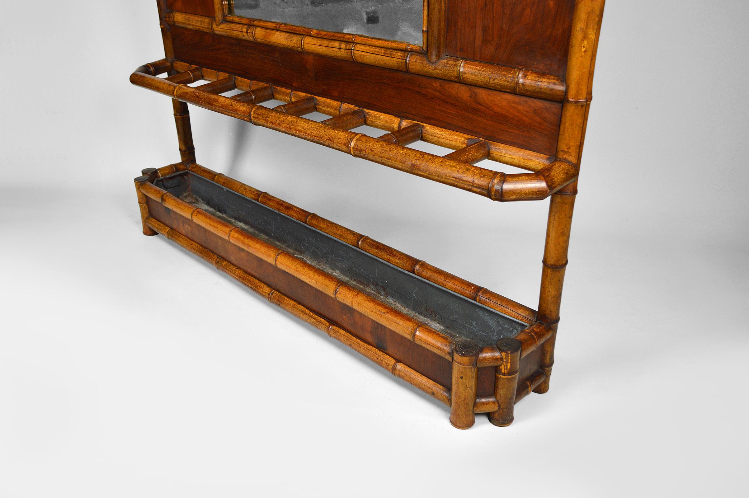 Appendiabiti e portaombrelli in finto bambù, giapponismo francese, circa 1880 in vendita 7