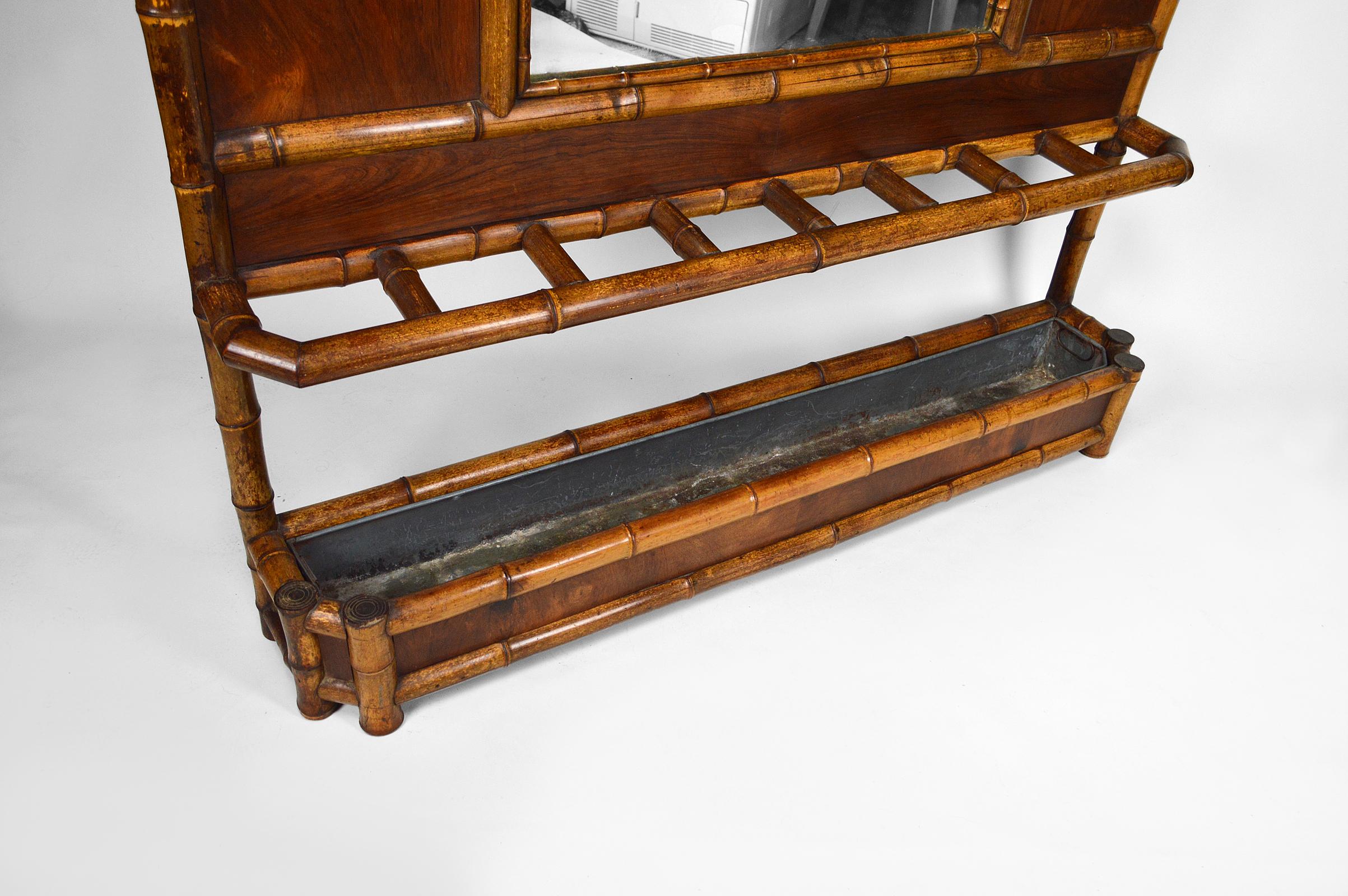Appendiabiti e portaombrelli in finto bambù, giapponismo francese, circa 1880 in vendita 9