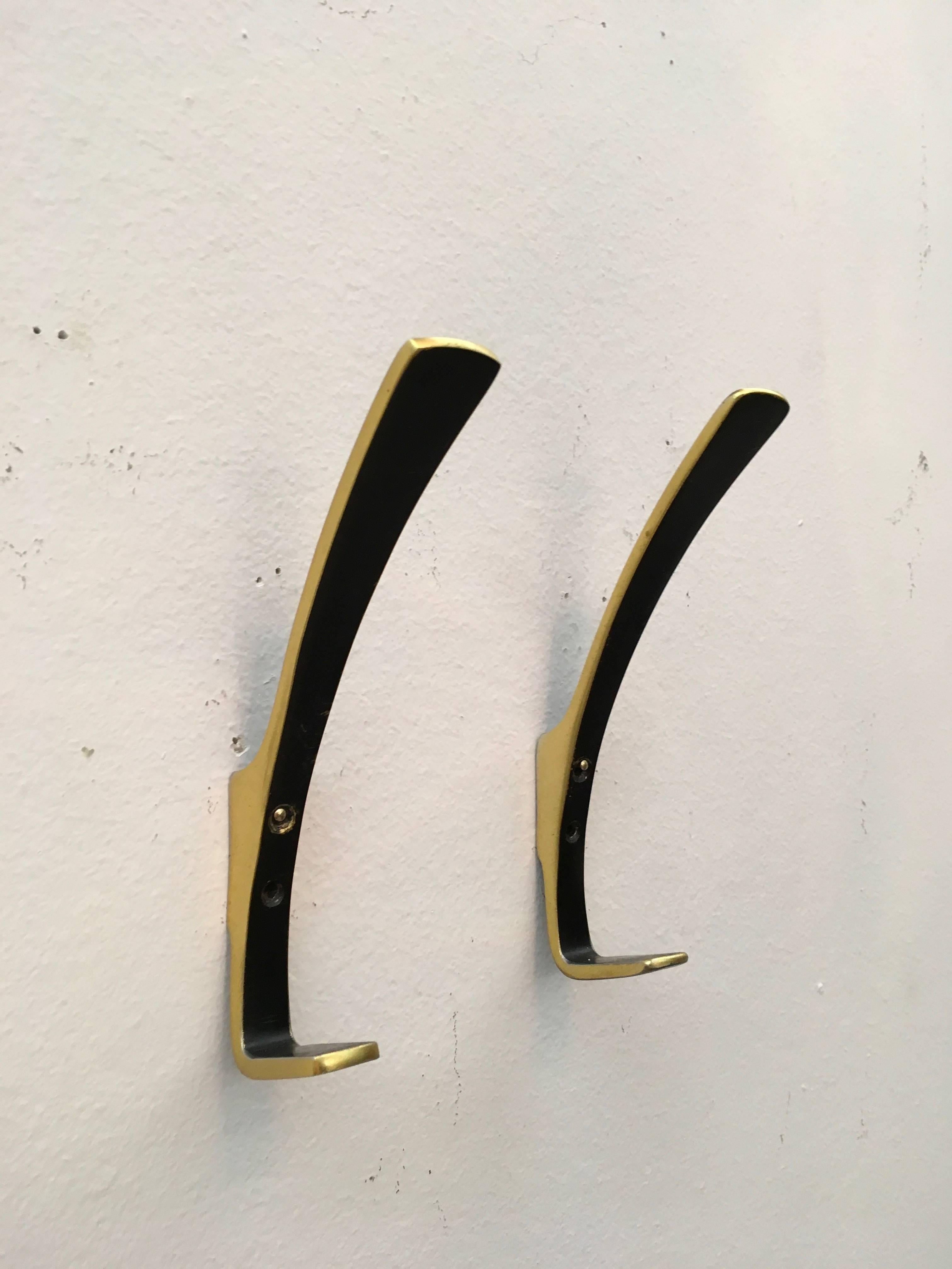 Mid-Century Modern Coat Wall Hooks by Hertha Baller For Sale