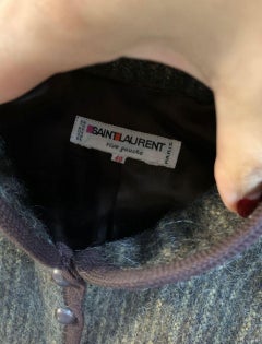 Coat Yves Saint Laurent Russian collection 1976