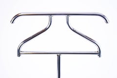 Coatrack in Bauhaus design Art Deco Czechoslovakia 1930s Tube Steel by Jala