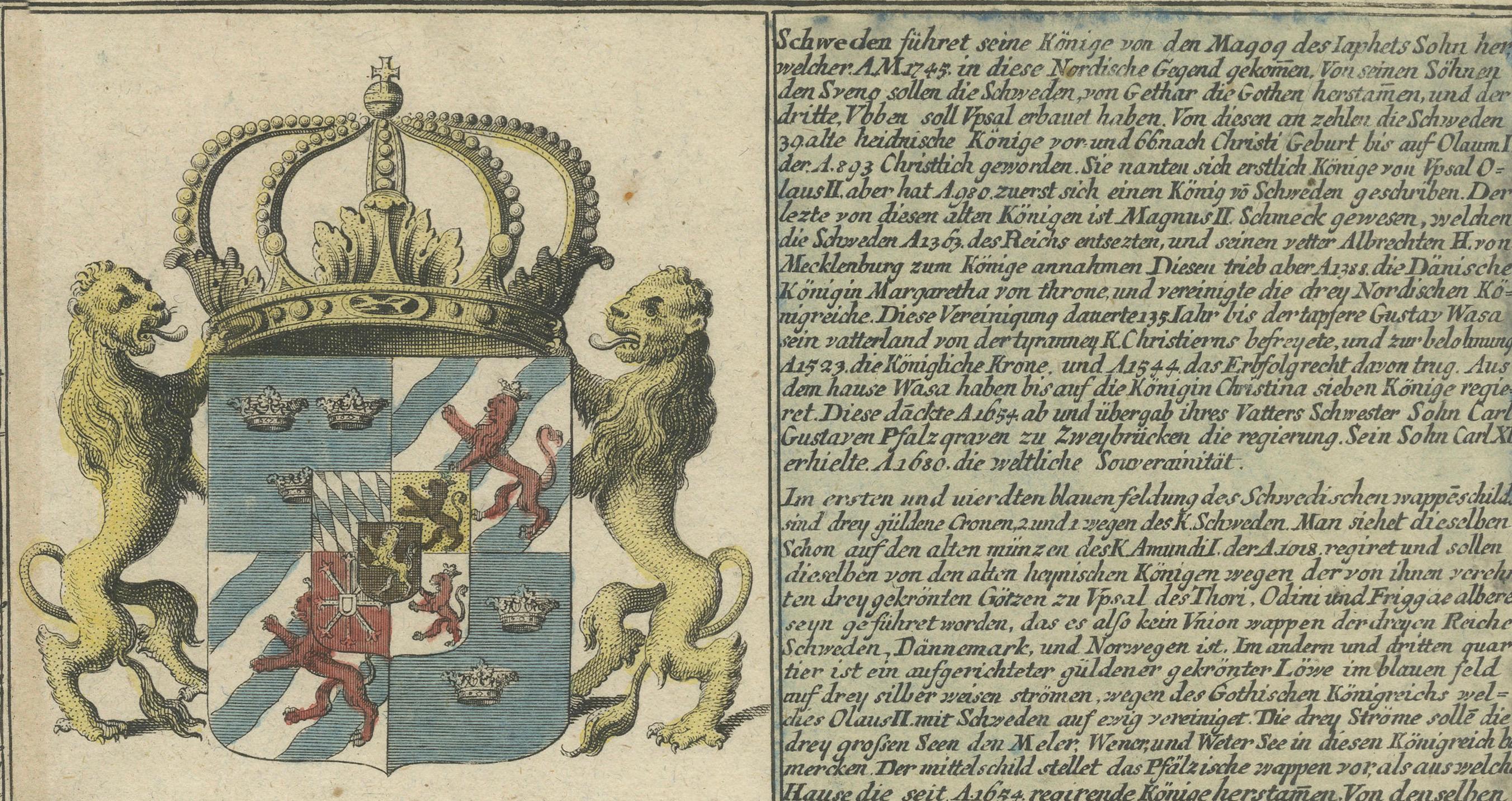 Coats of Arms of the European Empires and Kingdoms with Historical Annotations In Good Condition For Sale In Langweer, NL