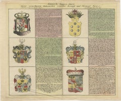 Coats of Arms of the Prominent Italian Royal and Ducal Houses, 1718