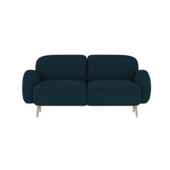Cobalt Blue Auguste 2 Seats Sofa by HARTO