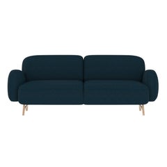 Cobalt Blue Auguste 3 Seats Sofa by HARTO