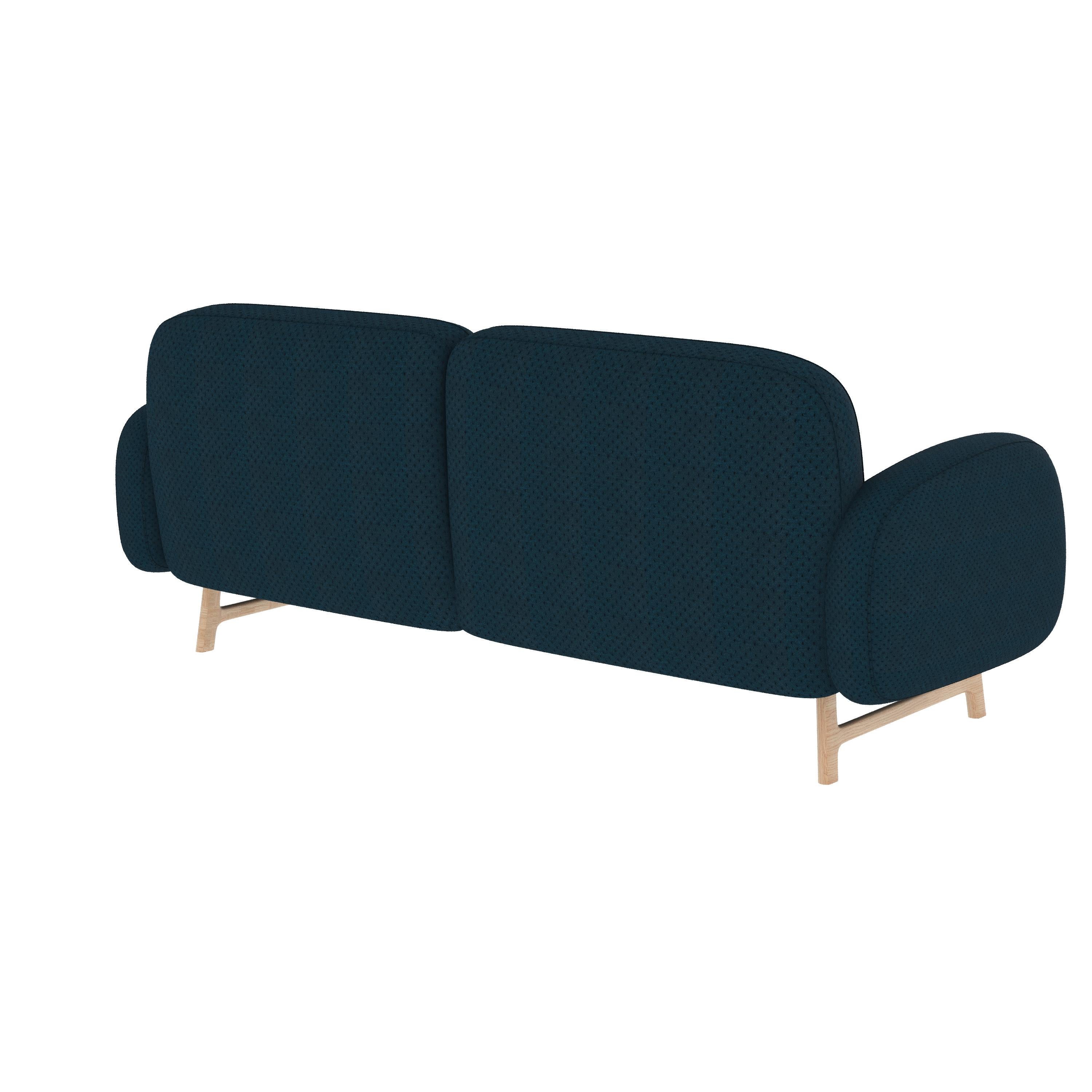Kobaltblaues Auguste 3-Sitzer Sofa von HARTO im Zustand „Neu“ im Angebot in Geneve, CH