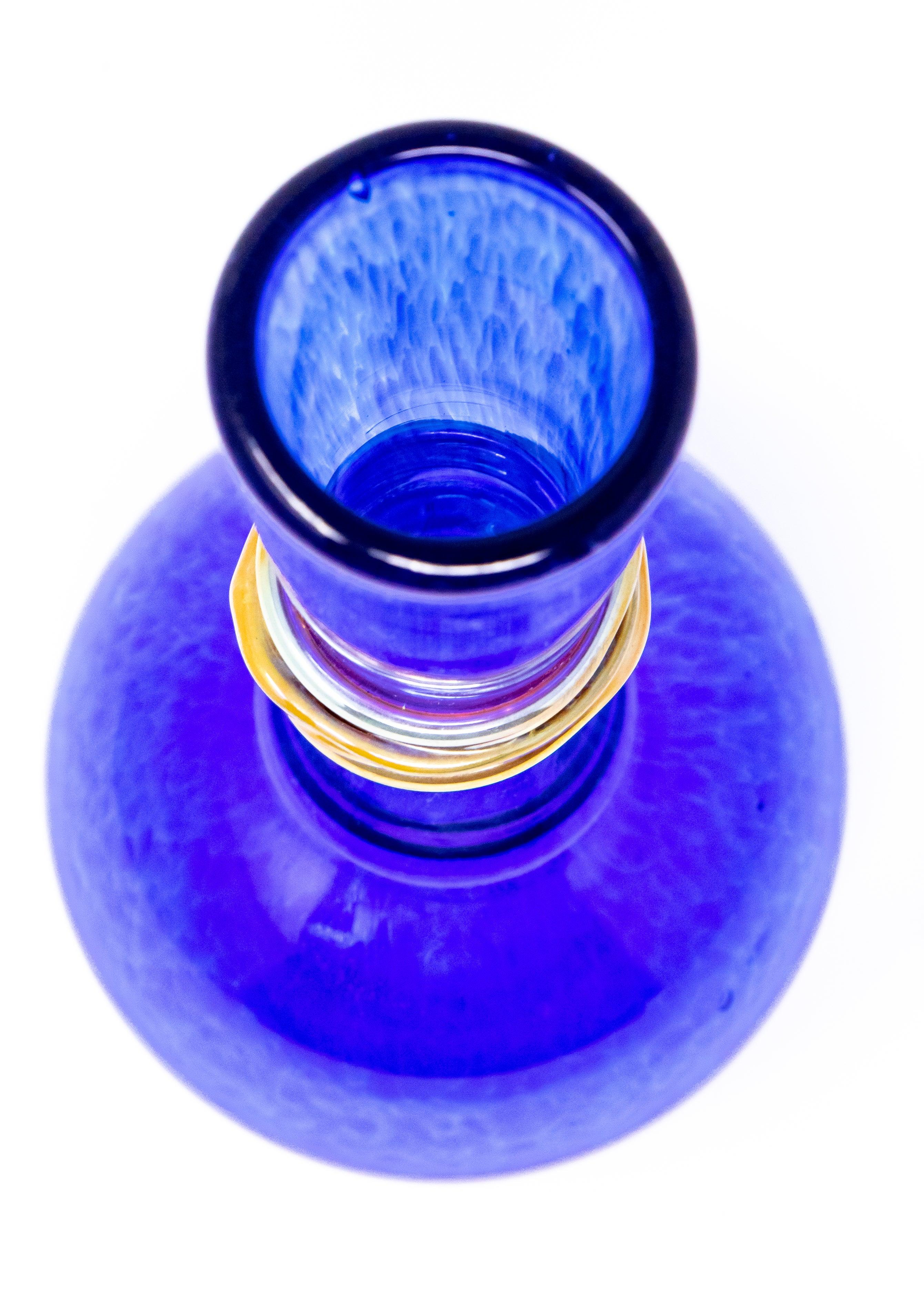 Cobalt Blue Bud Vase, 2004 by Ignis For Sale 3