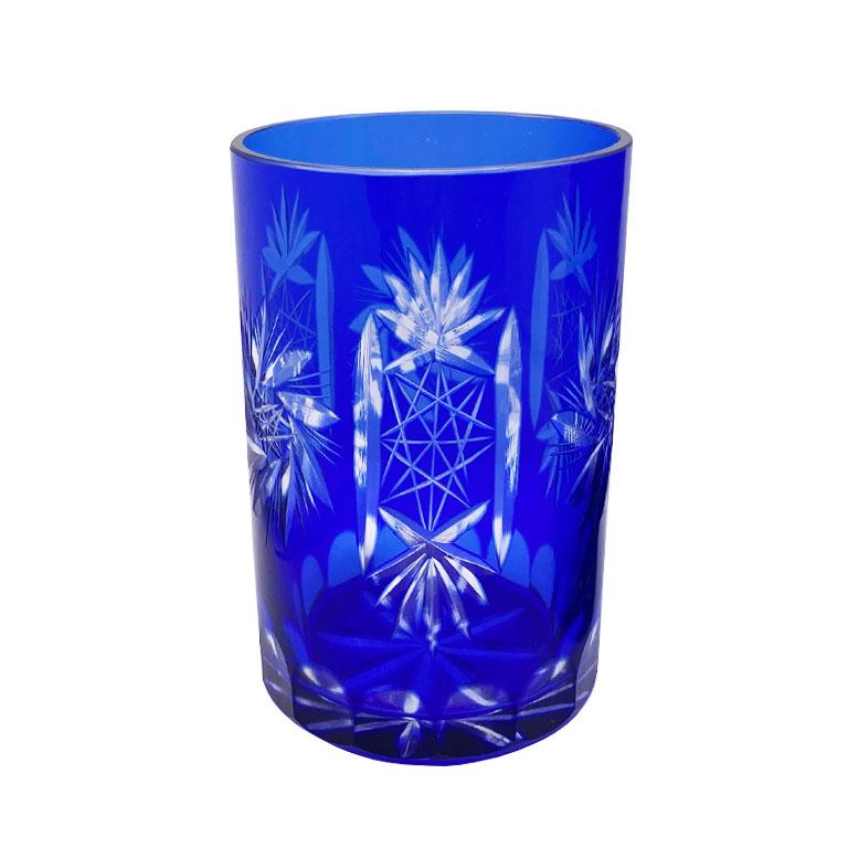 blue glassware set