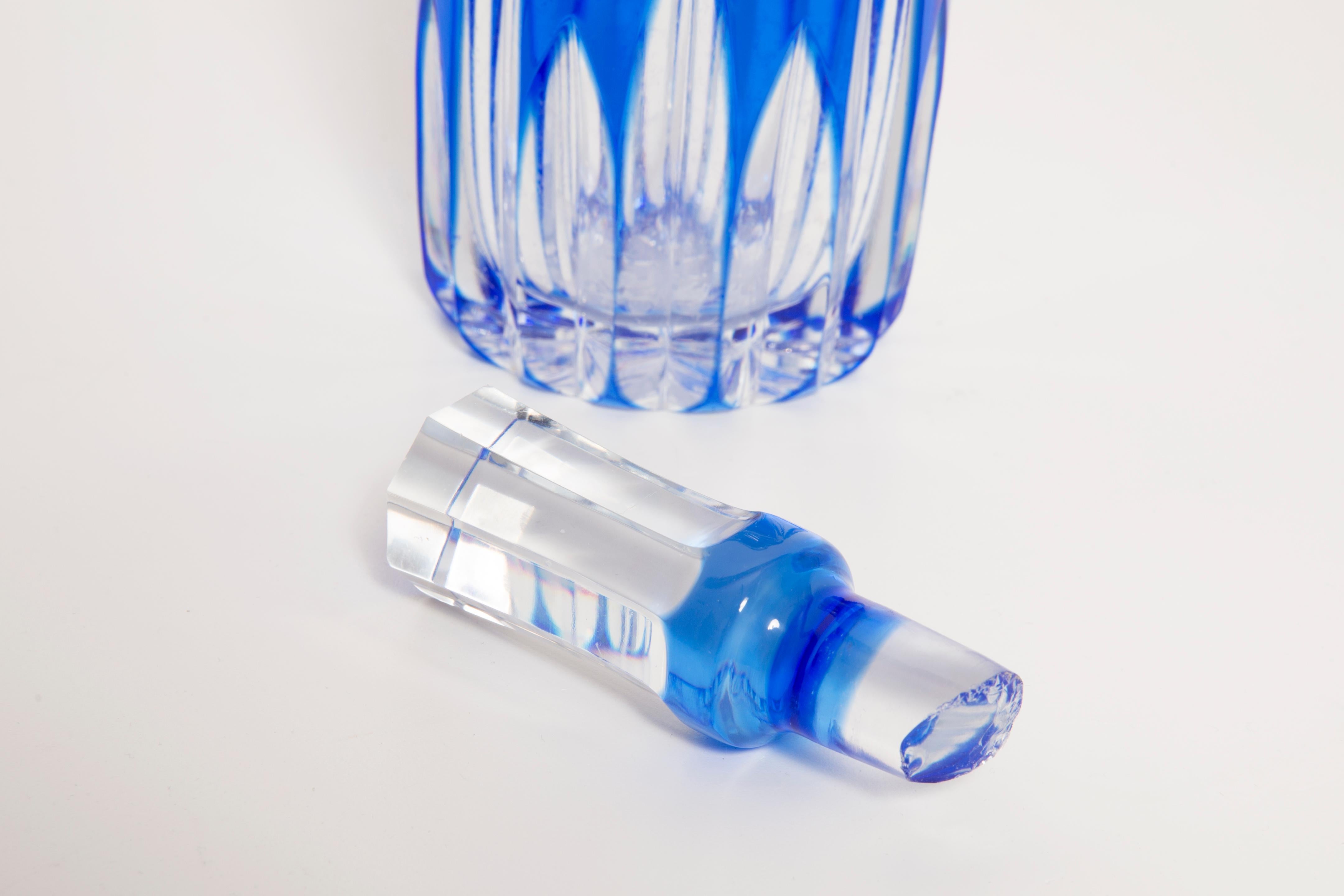 cobalt blue decanter vintage