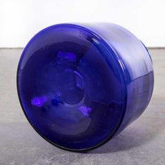 Cobalt Blue Glass Jars, Mouthblown