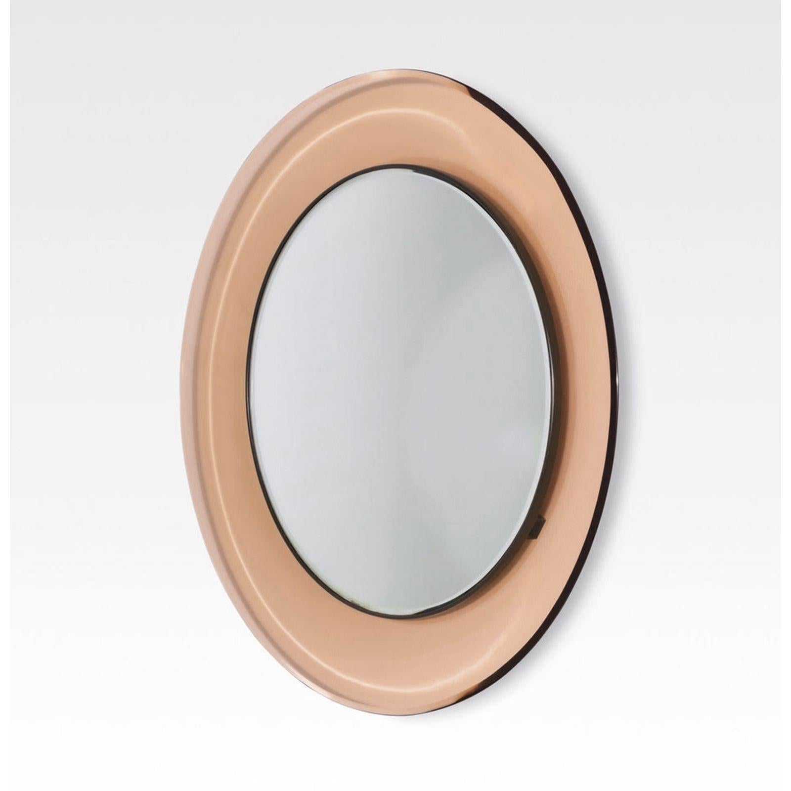 Cobalt Blue Glass Mirror by Max Ingrand for Fontana Arte, Model 1669 In Good Condition In Los Angeles, CA