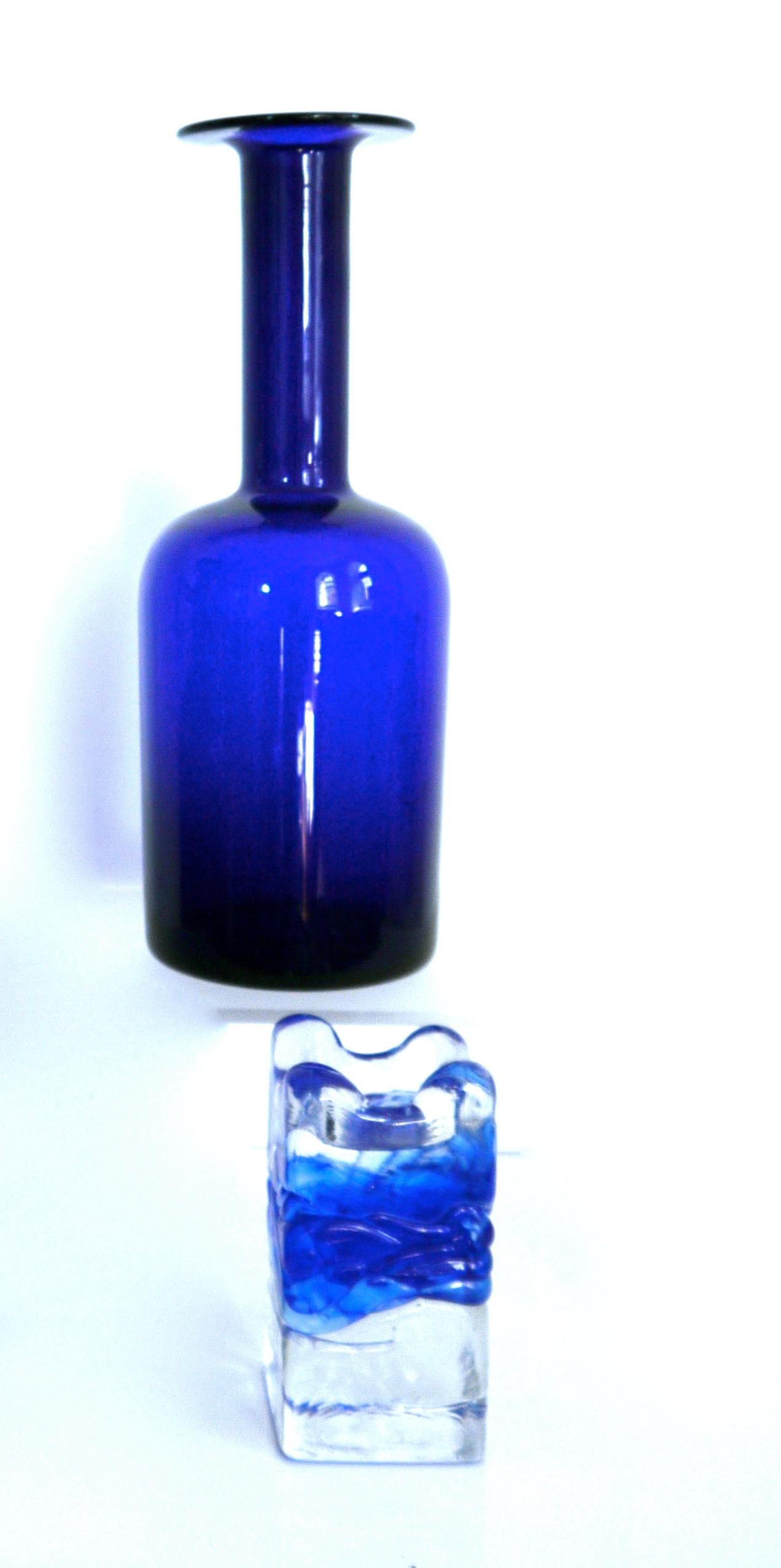 cobalt blue bottles vintage
