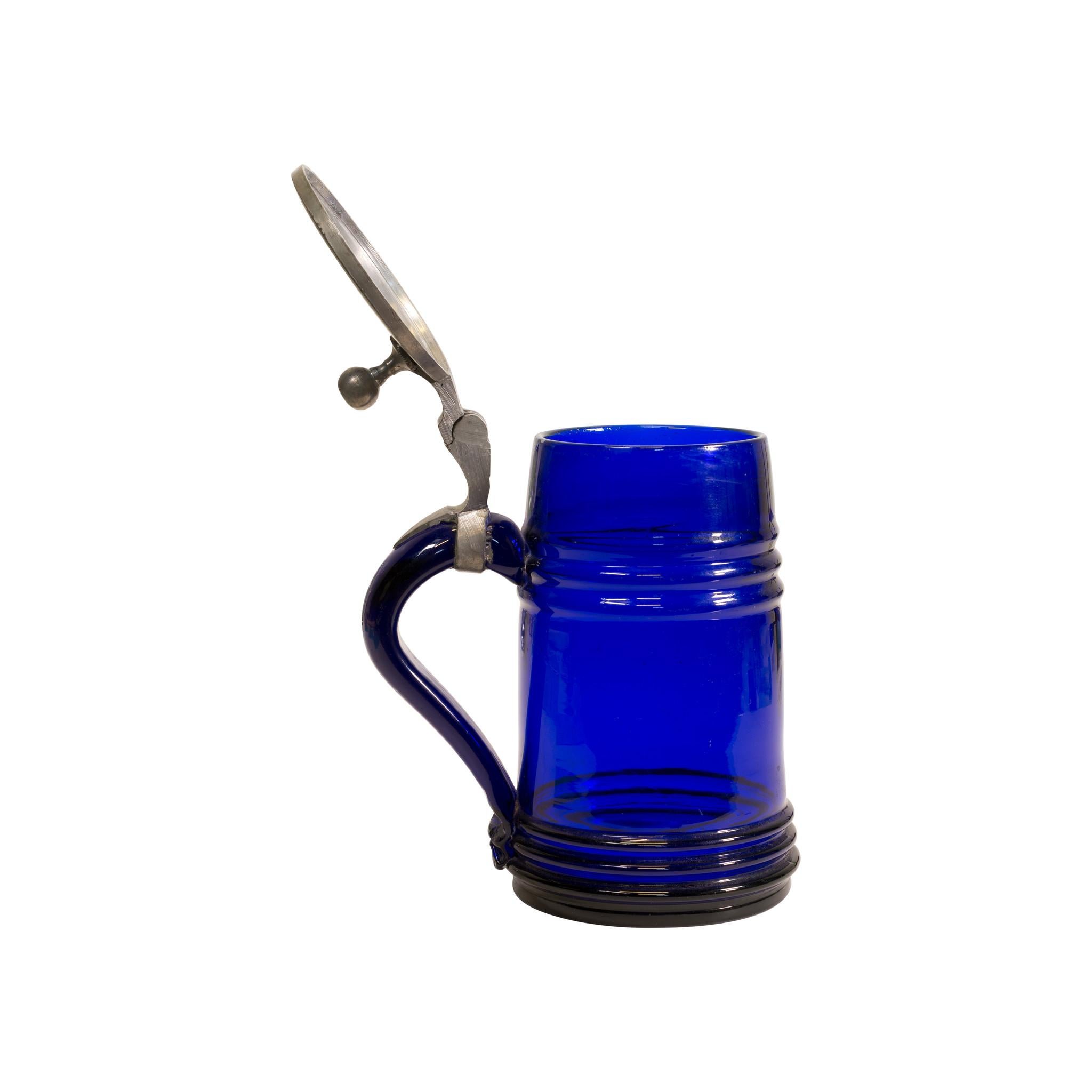 Cobalt Blue Stein In Excellent Condition For Sale In Coeur d'Alene, ID