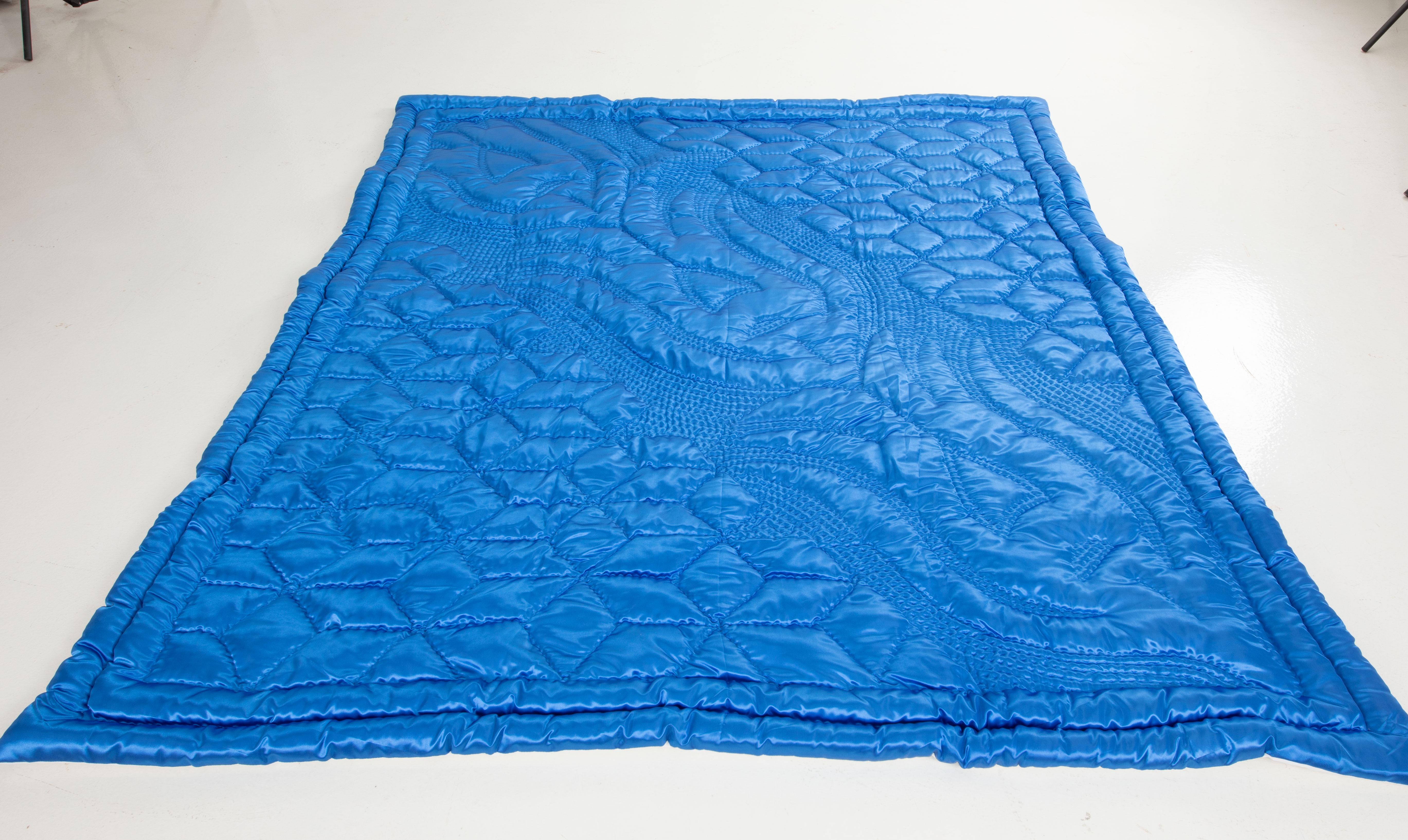cobalt blue quilt