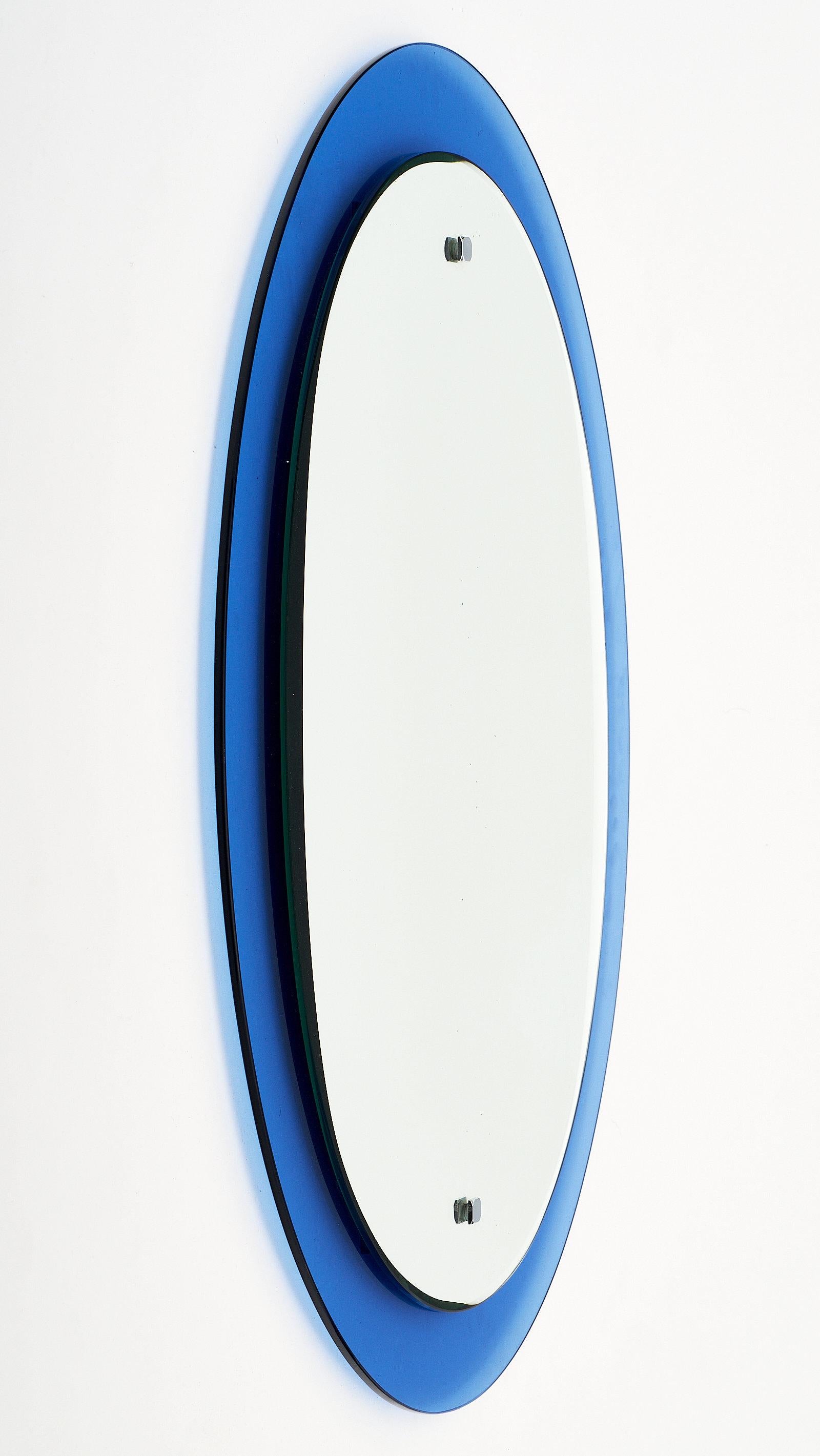 cobalt blue mirror glass