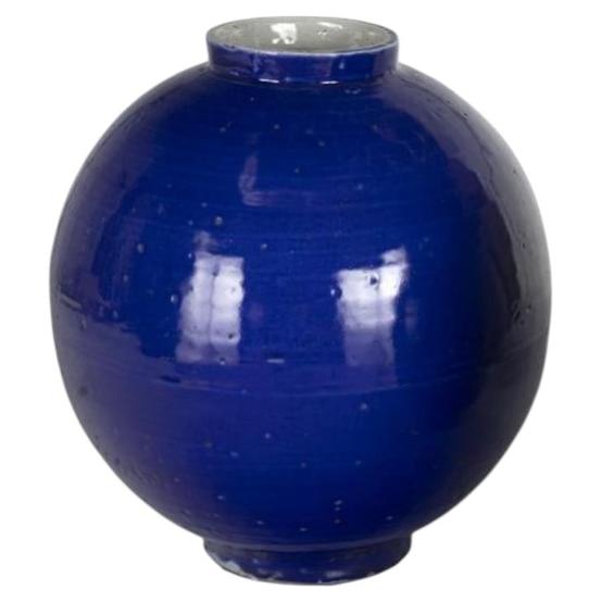 Cobalt Glazed Pot For Sale