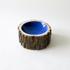 Cobalto Tamaño 8 Bol de troncos de Loyal Loot Hecho por encargo Hand Made de madera recuperada