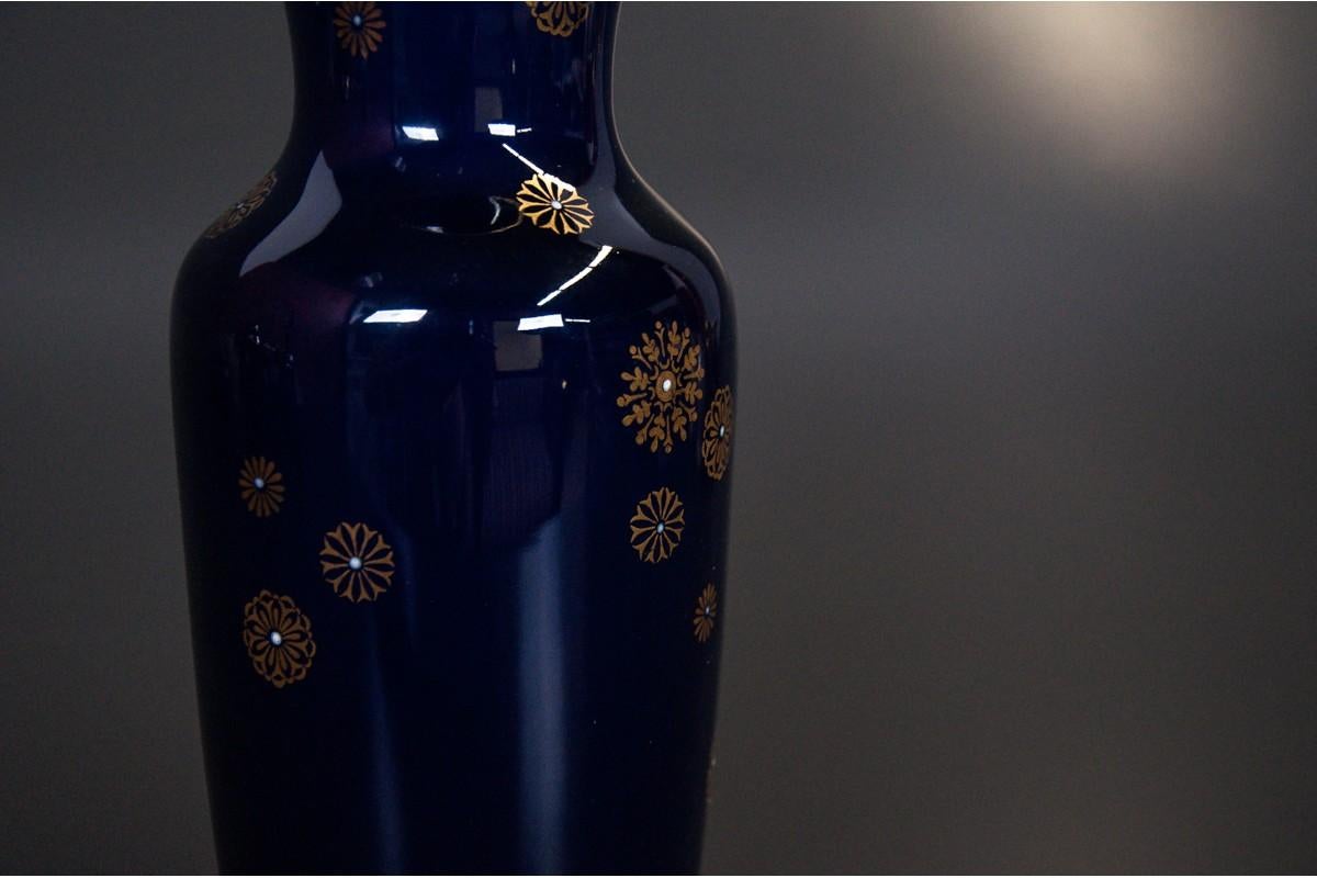 German Cobalt Vase