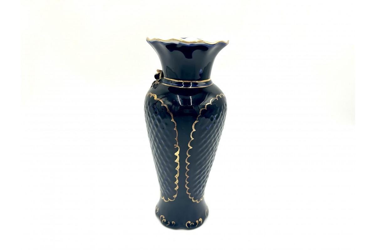 Polish Cobalt Vase For Sale