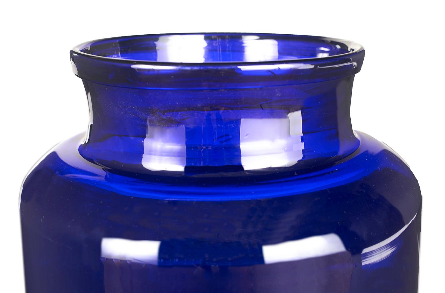 Mid-Century Modern Cobalt Vase  For Sale