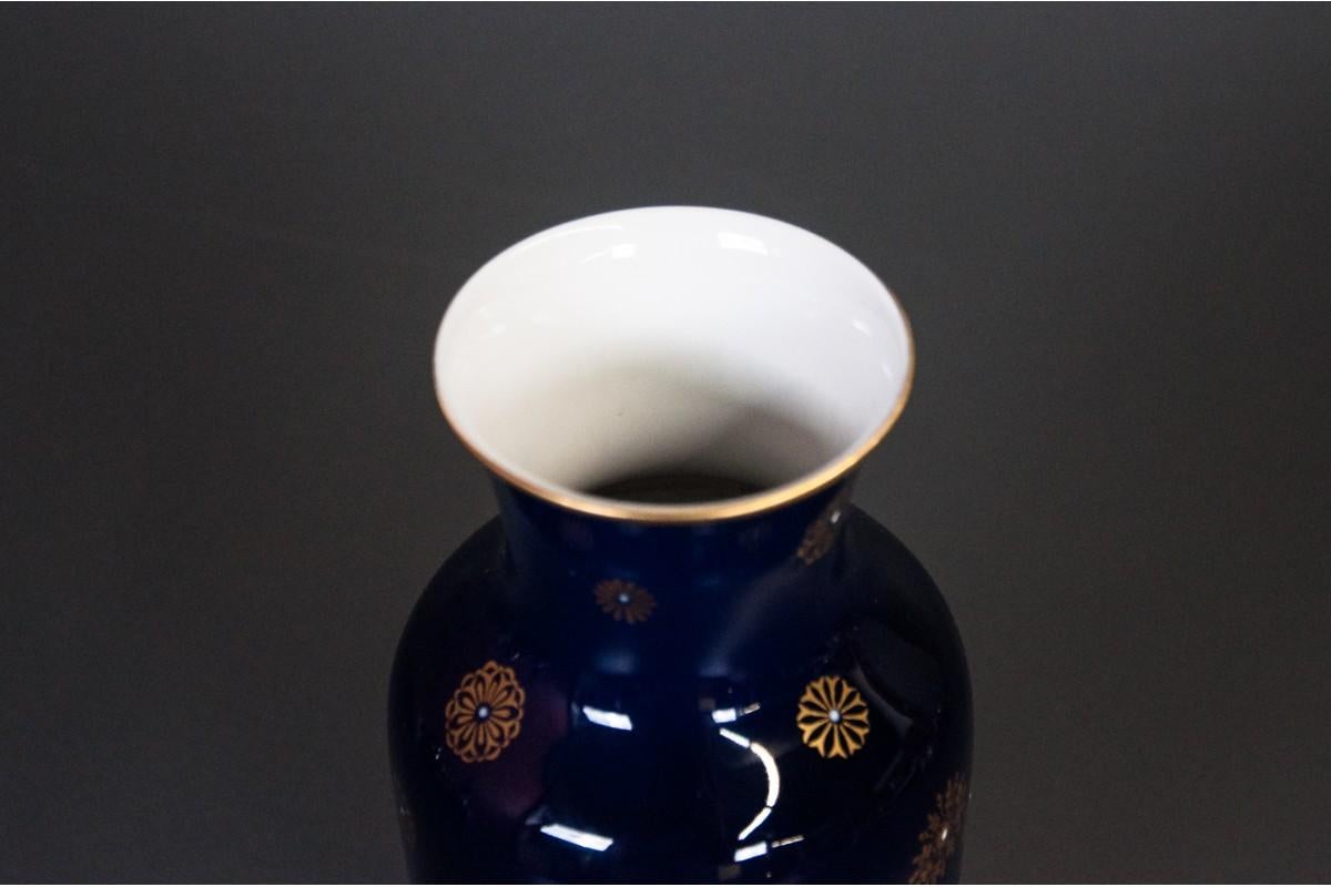 Cobalt Vase In Good Condition In Chorzów, PL