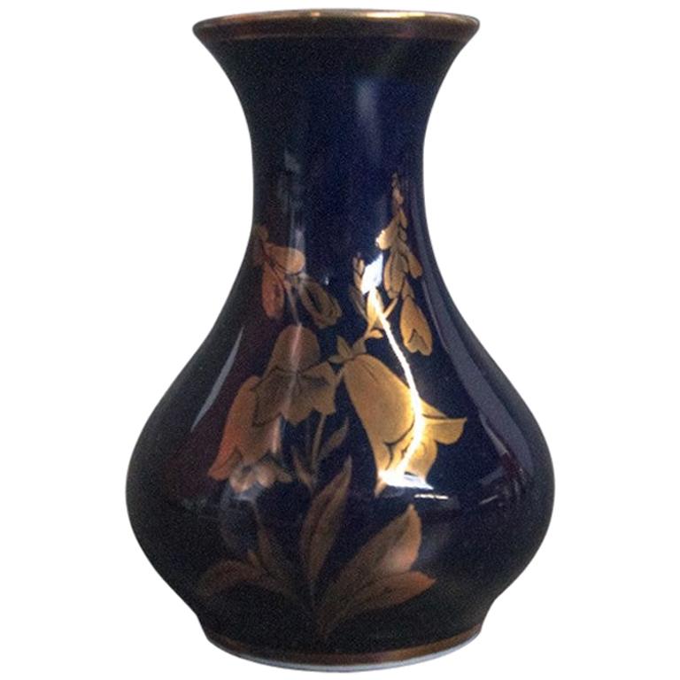 Cobalt Vase Royal Bavaria at 1stDibs