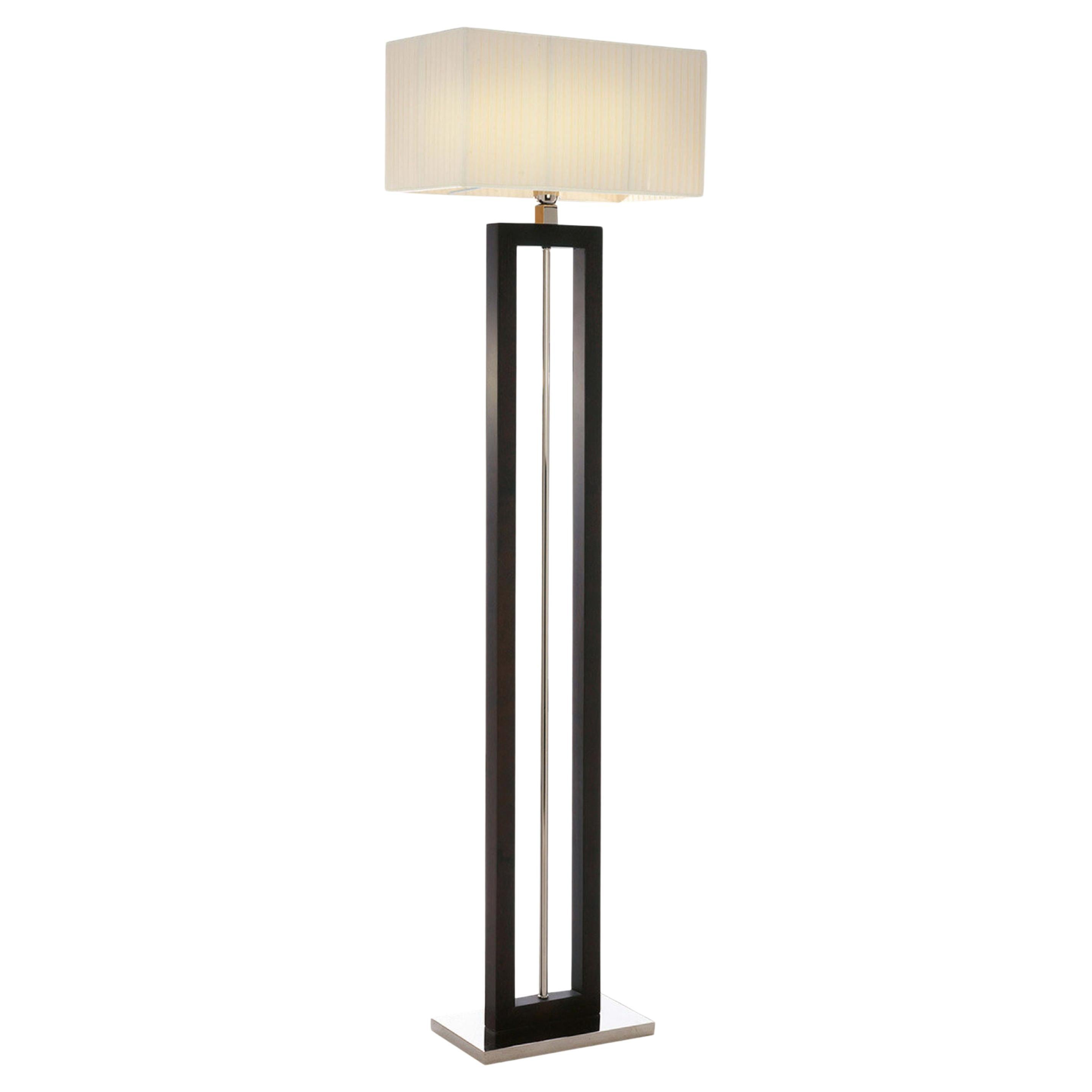 Cobalto Wood Floor Lamp For Sale